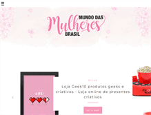 Tablet Screenshot of mundodasmulheresbrasil.com